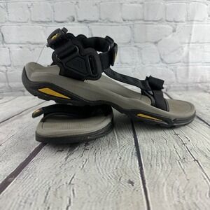 Camel Crown Mens Sport Sandals Black‎ Slip Resistant Slingback Hook Loop US 11